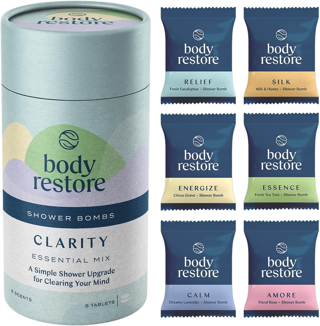 Shower Steamers Aromatherapy 15 Count - Christmas Gifts Stocking Stuffers, Relaxation Birthday Gifts for Women and Men, Stress Relief and Luxury Self Care, Eucalyptus Shower Bath Bombs - BodyRestore - Premium  from Concordia Style Boutique - Just $42.33! Shop now at Concordia Style Boutique