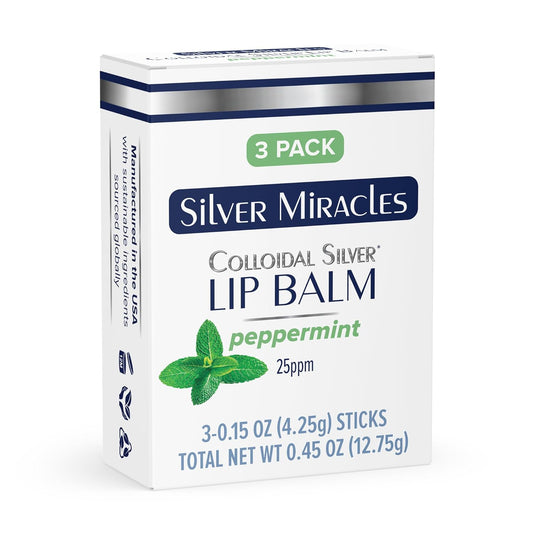 Colloidal Silver Lip Balm - TUBE - 3 Pack (Box) - Premium Balms & Moisturizers from Concordia Style Boutique - Just $23.99! Shop now at Concordia Style Boutique