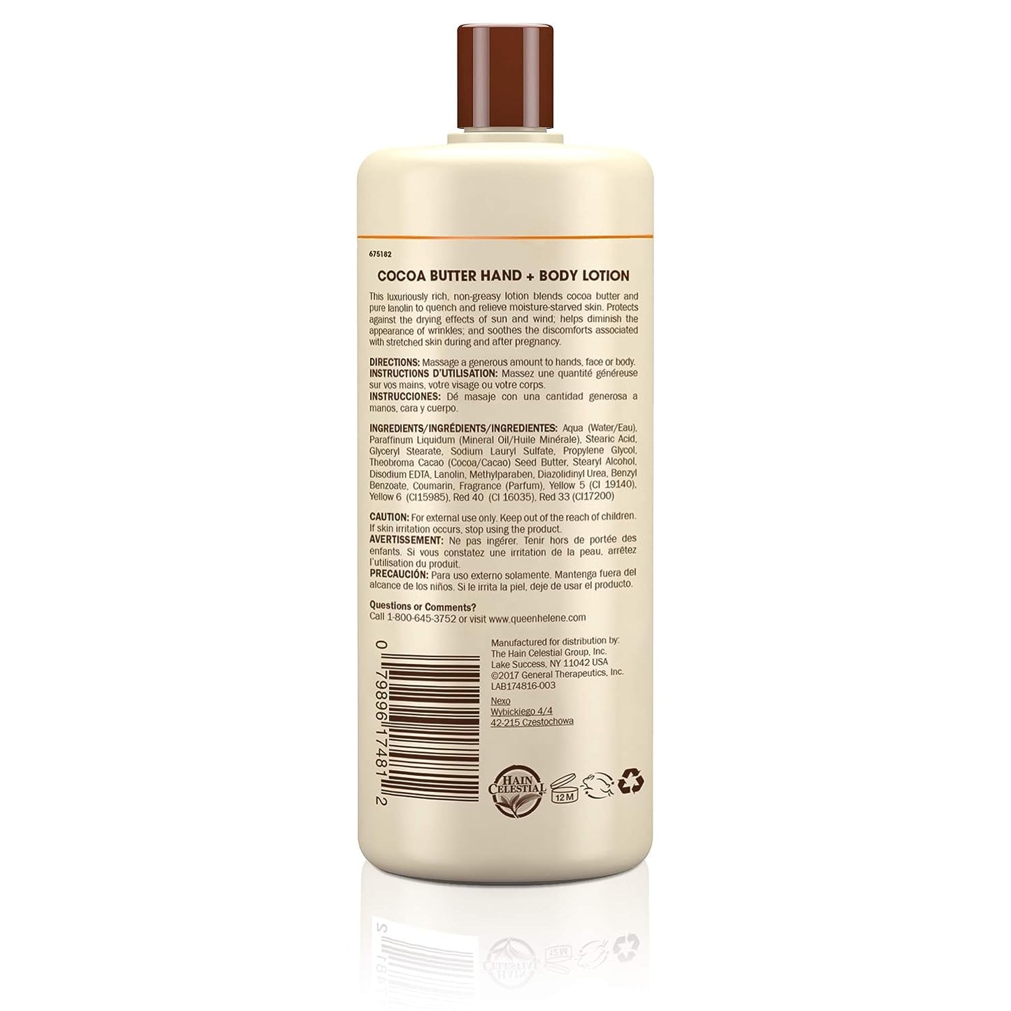 Cocoa Butter Hand & Body Lotion, 32 Oz (Packaging May Vary) - Premium Hand & Body Lotion from Queen Helene - Just $7.96! Shop now at Concordia Style Boutique