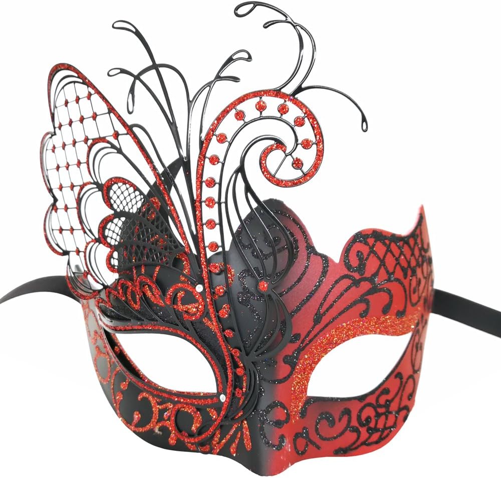 Ubauta Masquerade Mask For Women Venetian Mask/Halloween/Party/Ball Prom/Mardi Gras/Wedding/Wall Decoration (Purple Butterfly) - Premium Masks from Concordia Style Boutique - Just $21.94! Shop now at Concordia Style Boutique