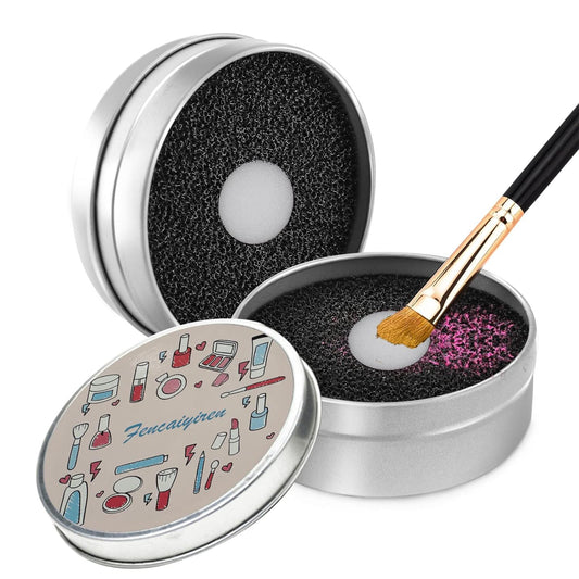 2 Pack Cleaner Sponge, Dry Makeup Brushes Cleaner Eye Shadow or Blush Color Removal Quickly Switch to Next Color - Premium Brush Cleaners from Concordia Style Boutique - Just $16.62! Shop now at Concordia Style Boutique