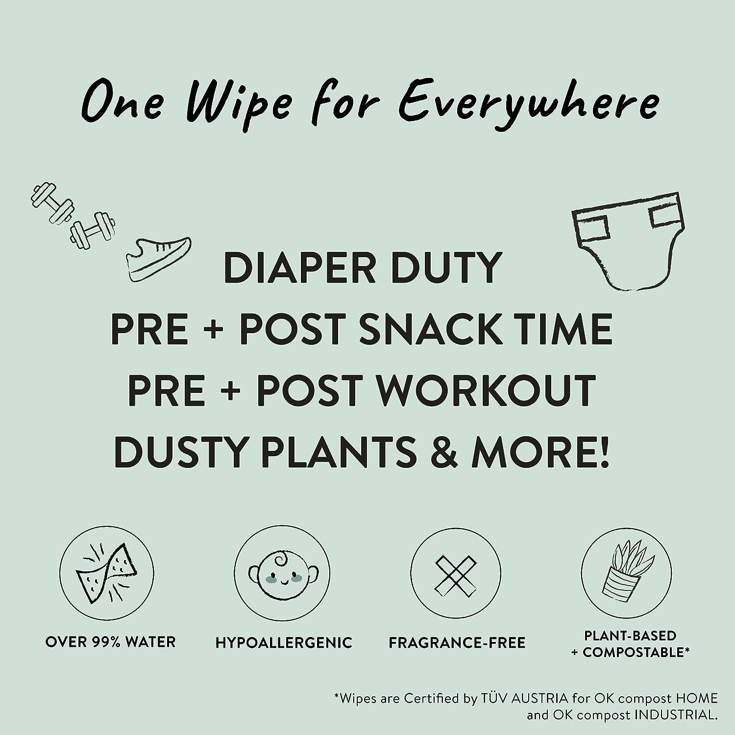 The Honest Company Clean Conscious Wipes | 99% Water, Compostable, Plant-Based, Baby Wipes | Hypoallergenic, EWG Verified | Geo Mood, 288 Count - Premium Wipes & Refills from Concordia Style Boutique - Just $7.05! Shop now at Concordia Style Boutique