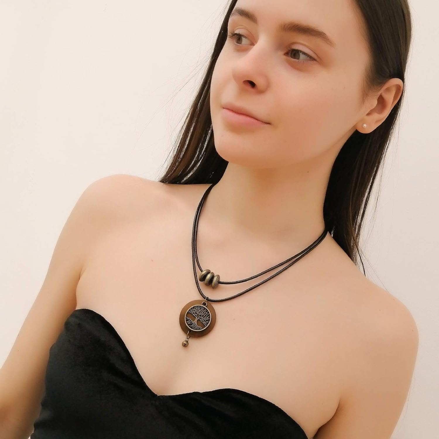 Wooden Choker Chunky Pendant Necklaces - Premium jewelry from Concordia Style Boutique - Just $11.89! Shop now at Concordia Style Boutique