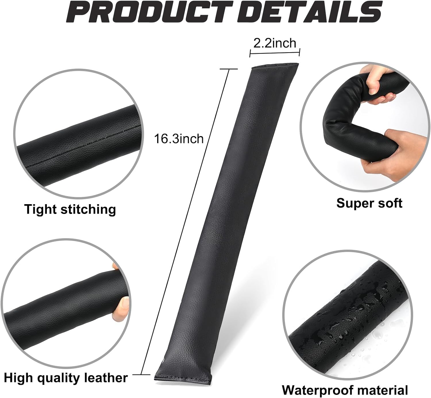 Car Seat Gap Filler, Stop Your Phone, Keys, Other Things from Dropping, Universal Fit for Car SUV Truck (2, Black) - Premium Car Seat Gap Filler from Concordia Style Boutique - Just $25! Shop now at Concordia Style Boutique