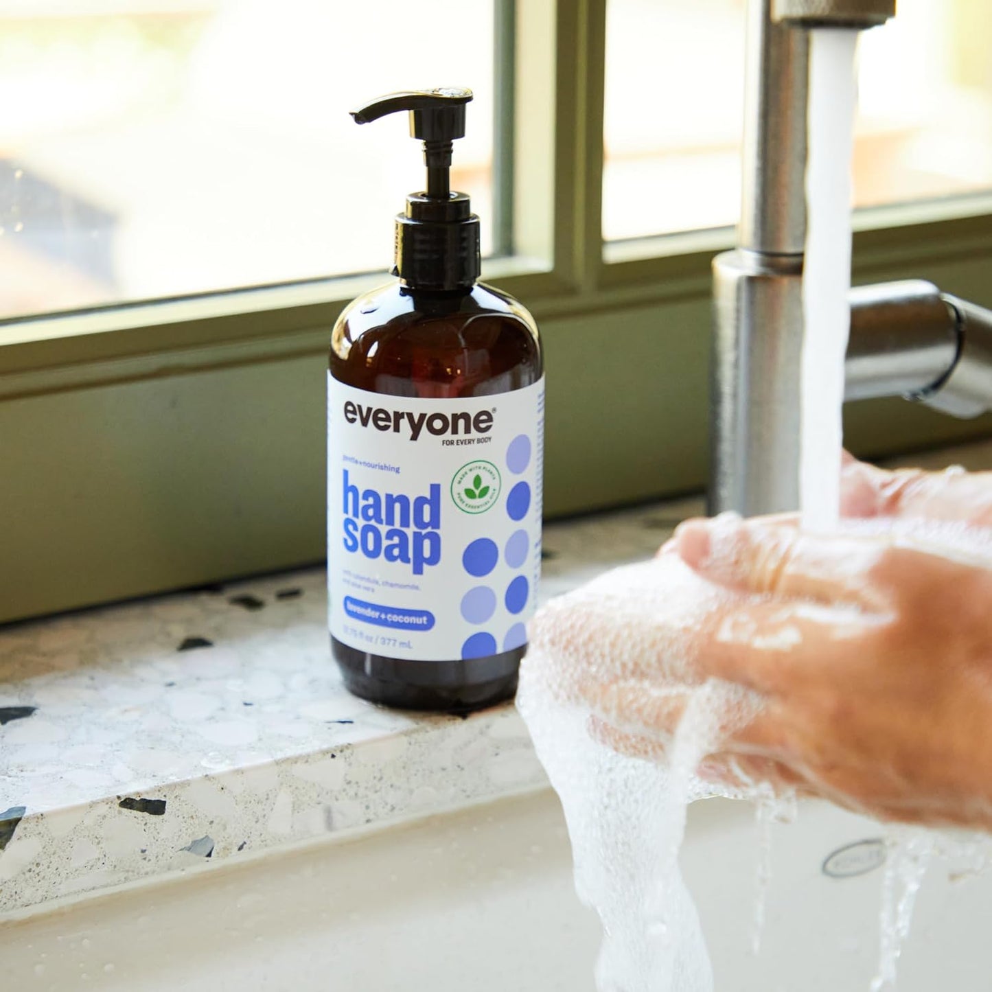 Everyone Liquid Hand Soap, 12.75 Ounce (Pack of 3), Lavender and Coconut, Plant-Based Cleanser with Pure Essential Oils - Premium hand soap from Everyone - Just $27.78! Shop now at Concordia Style Boutique