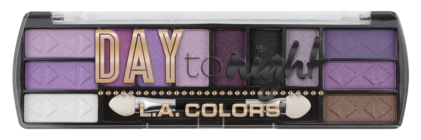 L.A. COLORS Day To Night 12 Color Eyeshadow Palette, Sundown, 0.28 oz. (CES430), Powder - Premium eye shadow pallete from Concordia Style Boutique - Just $9.68! Shop now at Concordia Style Boutique