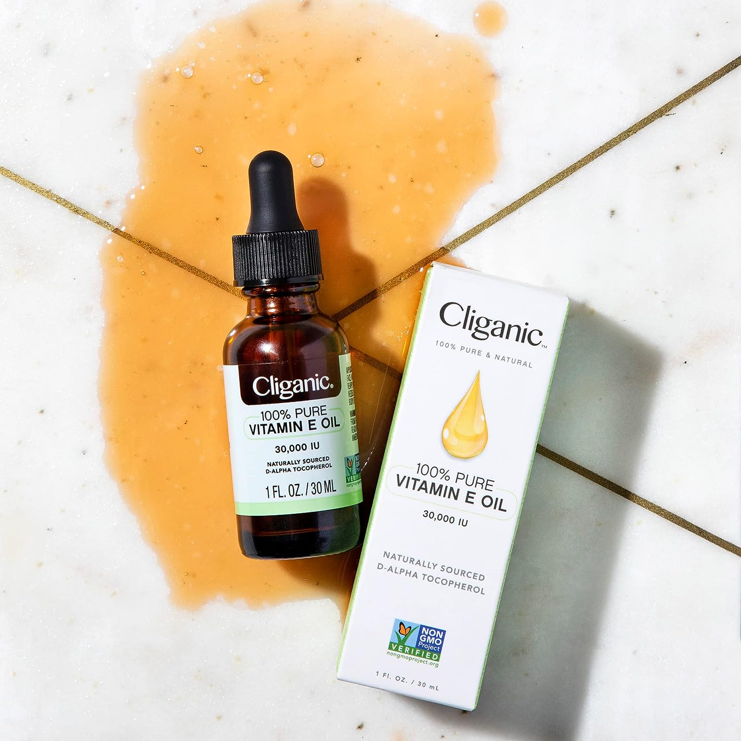 Cliganic 100% Pure Vitamin E Oil for Skin, Hair & Face - 30,000 IU, Non-GMO Verified | Natural D-Alpha Tocopherol - Premium Face Oil from Concordia Style Boutique - Just $15.26! Shop now at Concordia Style Boutique