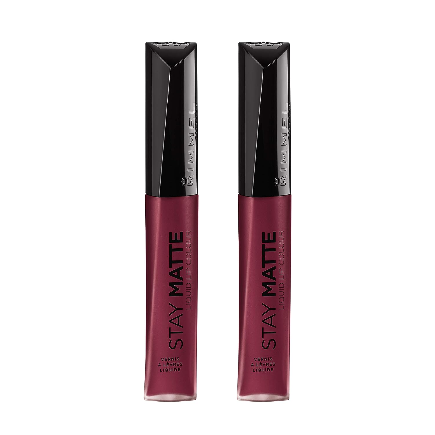 Rimmel London Stay Matte Liquid Lip Color with Full Coverage Kiss-Proof Waterproof Matte Lipstick Formula that Lasts 12 Hours - 810 Plum This Show, .21oz - Premium lipstick from Concordia Style Boutique - Just $5! Shop now at Concordia Style Boutique