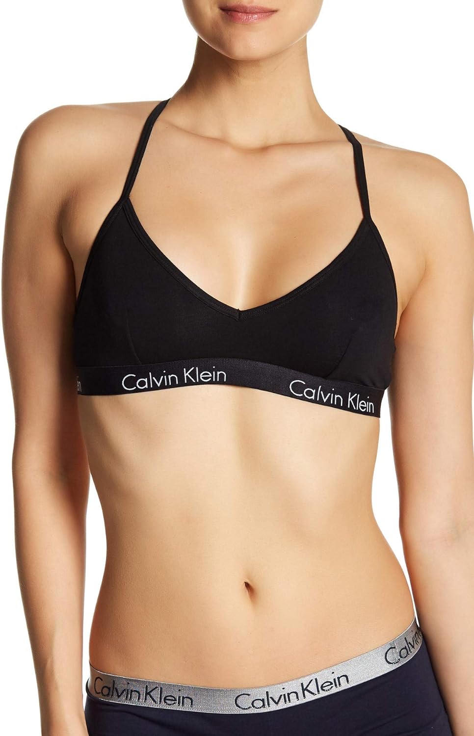 Calvin Klein Women's Motive Cotton Lightly Lined Bralette - Premium bra from Concordia Style Boutique - Just $28.43! Shop now at Concordia Style Boutique