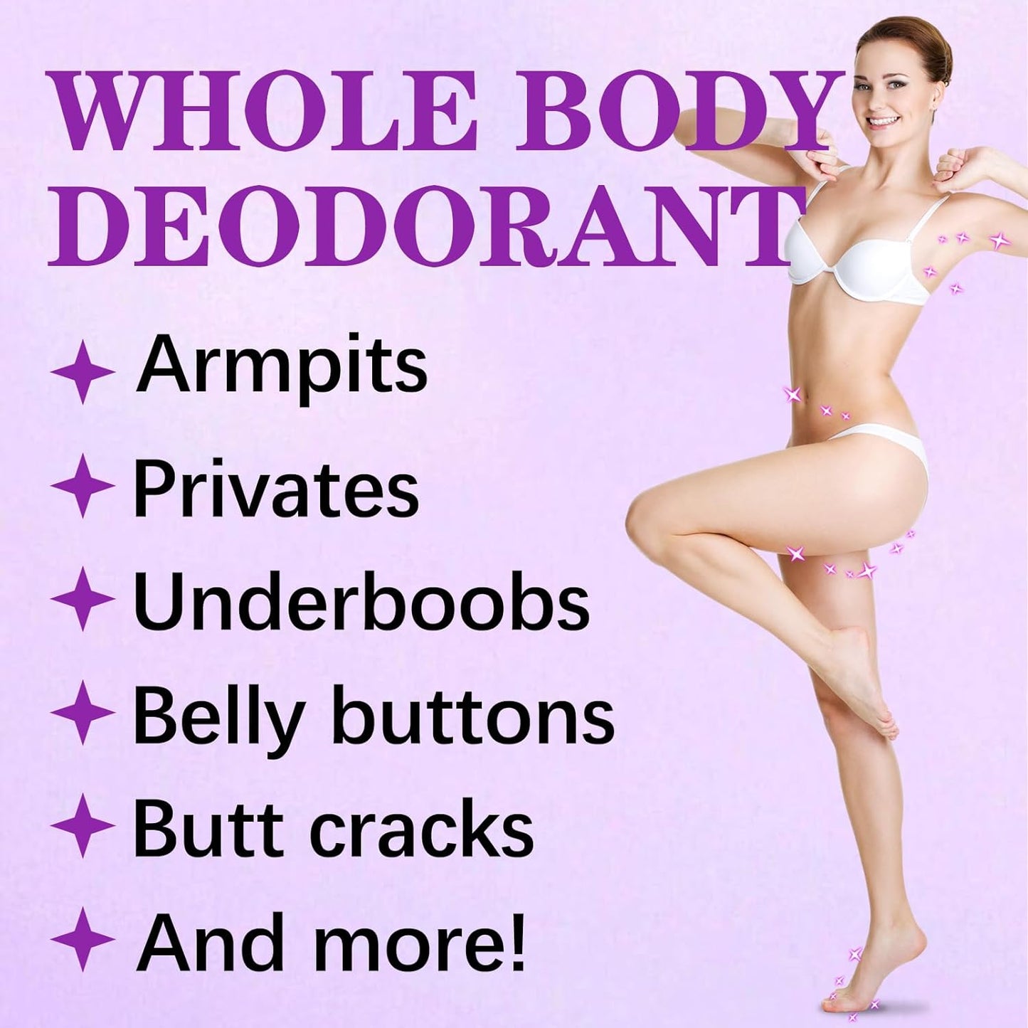 Whole Body Deodorant Stick, Deodorant Cream Stick, Invisible Cream Stick - 72 Hour Odor Control- Vegan & Cruelty Free, Silicone Free, Baking Soda Free, Skin Safe (Lavender & Rose, 1.4 Ounce) - Premium Deodorant from Concordia Style Boutique - Just $11.69! Shop now at Concordia Style Boutique