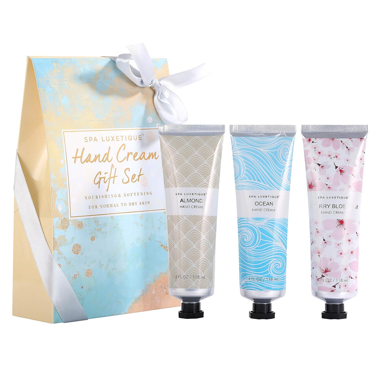 Hand Cream Gift Set, Spa Luxetique 12 oz Hand Cream for Women, Cherry Blossom Almond and Ocean Scent Hand Lotion, 4oz x 3pcs, Hand Cream for Rough & Dry Hands, Gift Sets - Premium hand cream from Concordia Style Boutique - Just $12.37! Shop now at Concordia Style Boutique