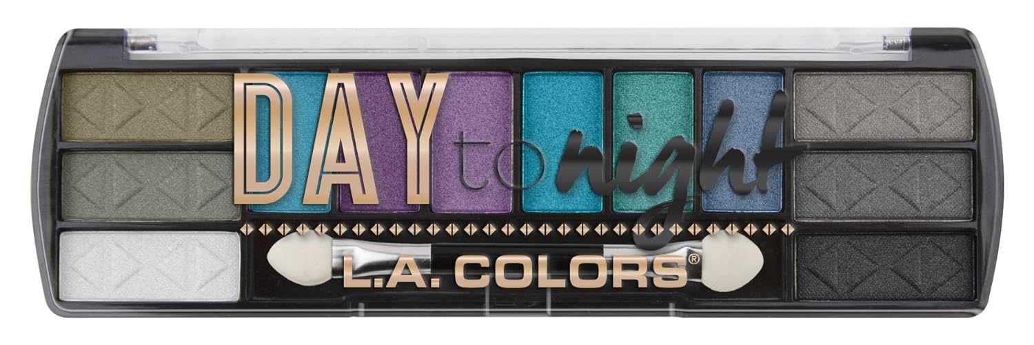 L.A. COLORS Day To Night 12 Color Eyeshadow Palette, Sundown, 0.28 oz. (CES430), Powder - Premium eye shadow pallete from Concordia Style Boutique - Just $9.68! Shop now at Concordia Style Boutique