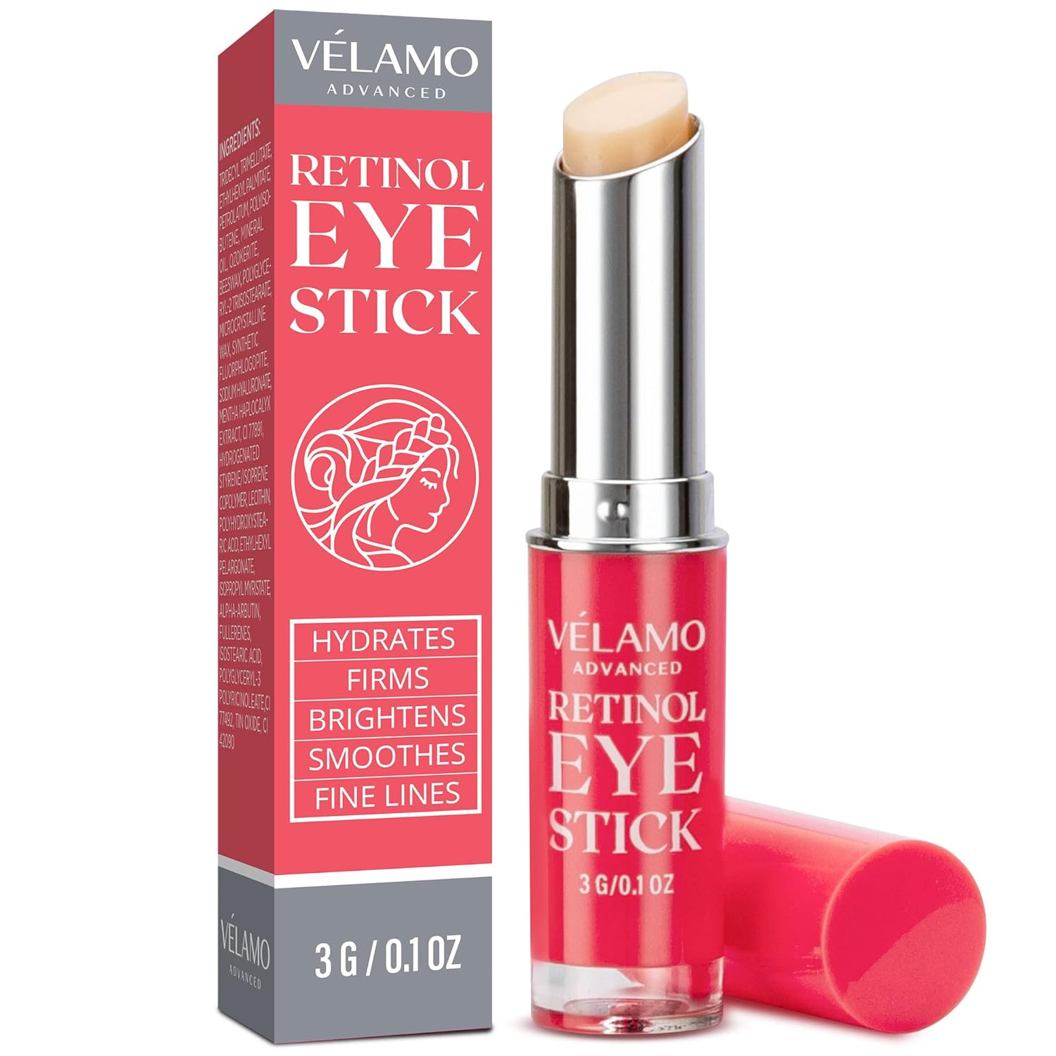 Retinol Eye Stick, Retinol Eye Cream for Dark Circles and Puffiness, Visible Results in 3-4 Weeks, Under Eye Cream Anti Aging, Eye Brightener Stick, Eye Cream for Wrinkles, Brightening Eye Cream for Puffiness and Bags under Eyes, Brightening Eye Balm Redu - Premium Eye Cream from Concordia Style Boutique - Just $31.98! Shop now at Concordia Style Boutique