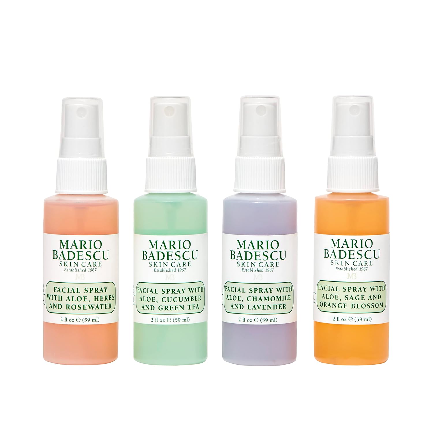 Mario Badescu Facial Spray Collection with Rose Water, Cucumber, Lavender and Orange Blossom, Multi-Purpose Cooling and Hydrating Face Mist for All Skin Types, Dewy Finish - Premium Face Mists from Concordia Style Boutique - Just $33.33! Shop now at Concordia Style Boutique