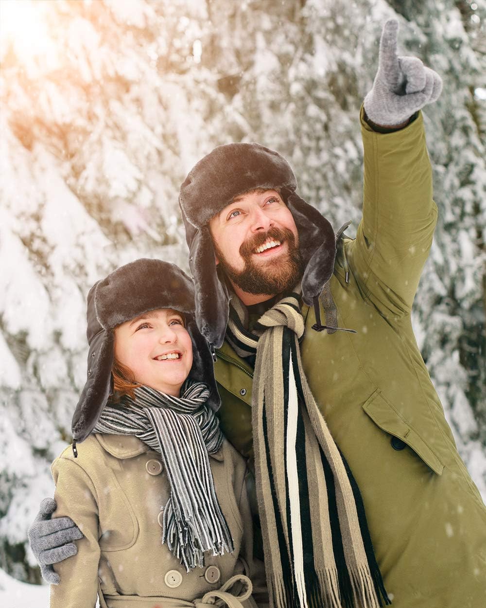 Trapper Hat Winter Hats for Men-  Trooper Hunting Ski Hat for Women -Ear Flap- Windproof Mask - Premium Bomber Hats from Concordia Style Boutique - Just $35.99! Shop now at Concordia Style Boutique