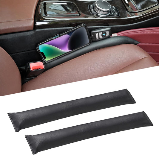 Car Seat Gap Filler, Stop Your Phone, Keys, Other Things from Dropping, Universal Fit for Car SUV Truck (2, Black) - Premium Car Seat Gap Filler from Concordia Style Boutique - Just $25! Shop now at Concordia Style Boutique