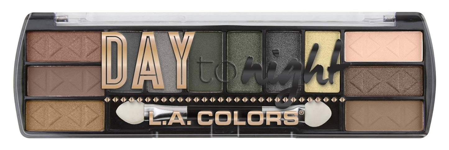 L.A. COLORS Day To Night 12 Color Eyeshadow Palette, Sundown, 0.28 oz. (CES430), Powder - Premium eye shadow pallete from Concordia Style Boutique - Just $9.68! Shop now at Concordia Style Boutique