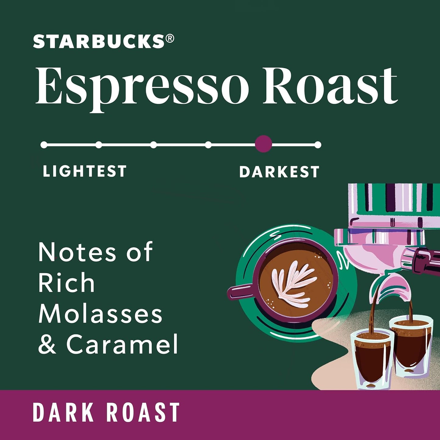 Starbucks Dark Roast Whole Bean Coffee — Espresso — 100% Arabica — 1 bag (18 oz) - Premium Coffee from Concordia Style Boutique - Just $17.63! Shop now at Concordia Style Boutique