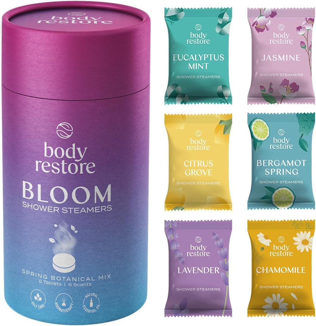 Shower Steamers Aromatherapy 15 Count - Christmas Gifts Stocking Stuffers, Relaxation Birthday Gifts for Women and Men, Stress Relief and Luxury Self Care, Eucalyptus Shower Bath Bombs - BodyRestore - Premium  from Concordia Style Boutique - Just $42.33! Shop now at Concordia Style Boutique