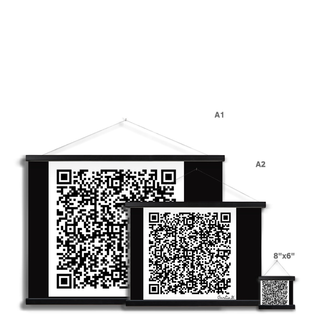 Scan Me Fine Art Print with Hanger - Premium Fine art from Prodigi - Just $12.48! Shop now at Concordia Style Boutique