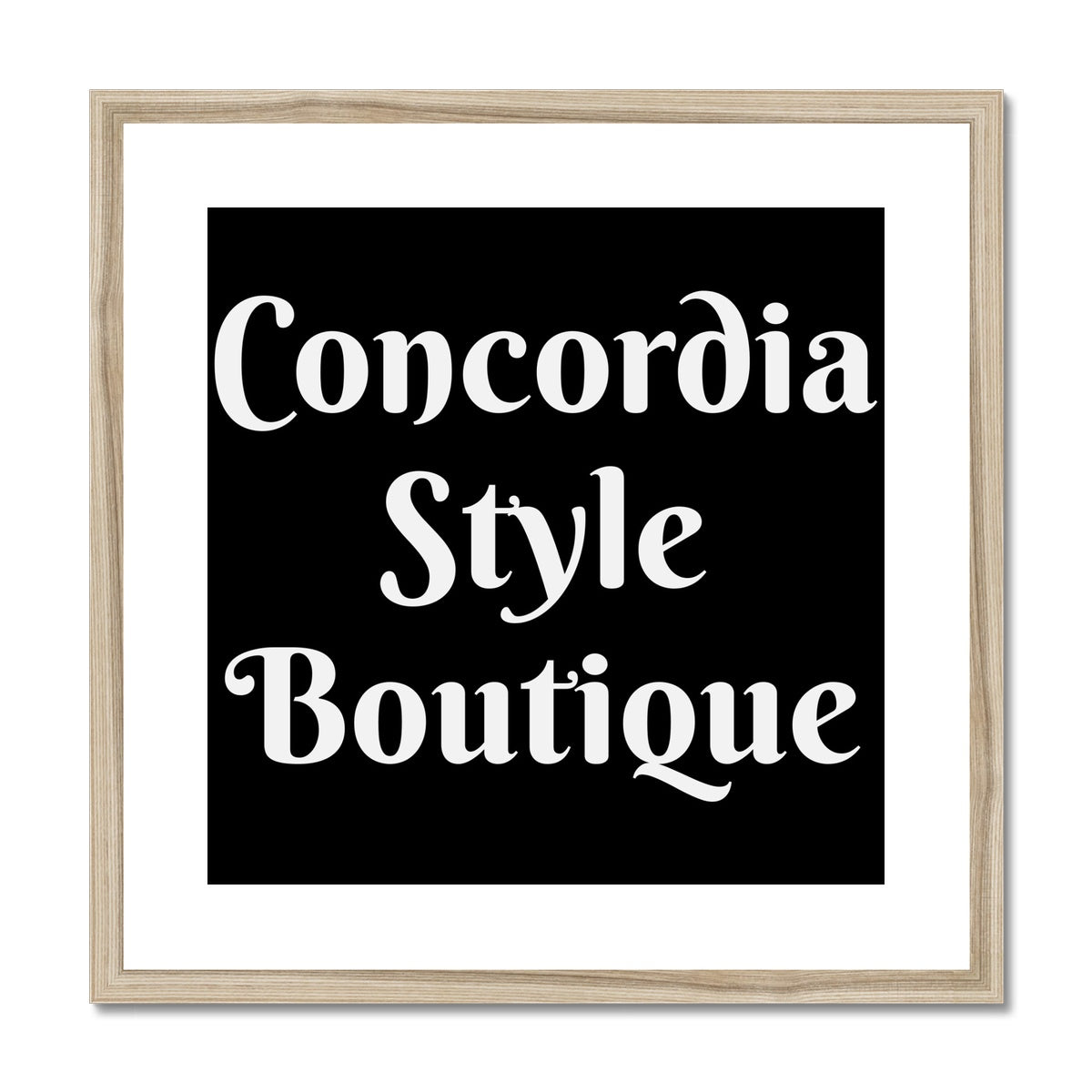 Concordia Style Boutique Framed & Mounted Print