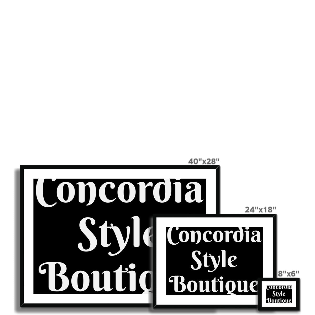 Concordia Style Boutique Framed & Mounted Print