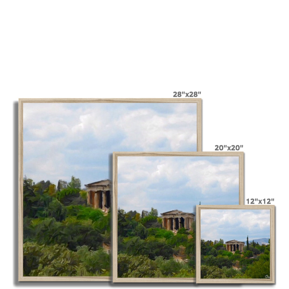 Athens Framed Print