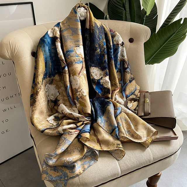 Luxury Silk Scarf - Premium Luxury Silk Scarf from Concordia Style Boutique - Just $16.42! Shop now at Concordia Style Boutique