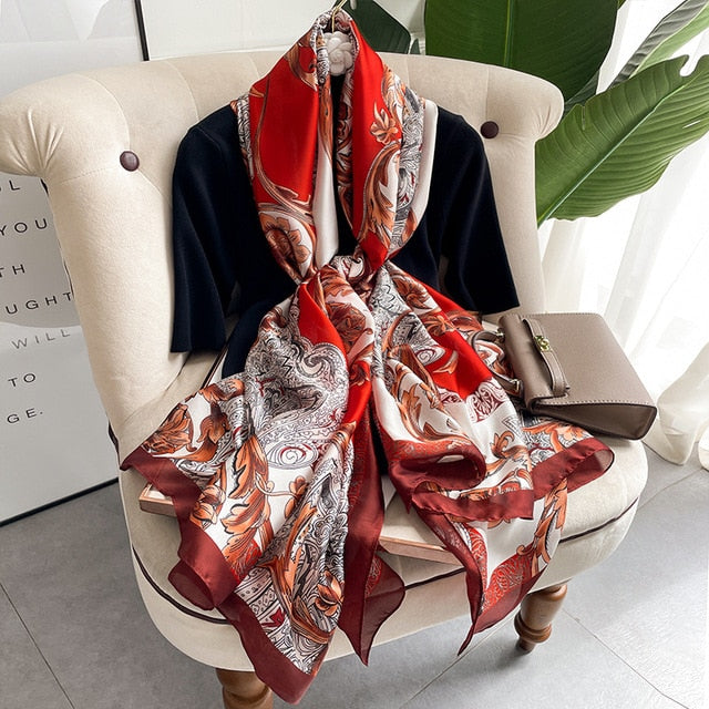 Luxury Silk Scarf - Premium Luxury Silk Scarf from Concordia Style Boutique - Just $16.42! Shop now at Concordia Style Boutique