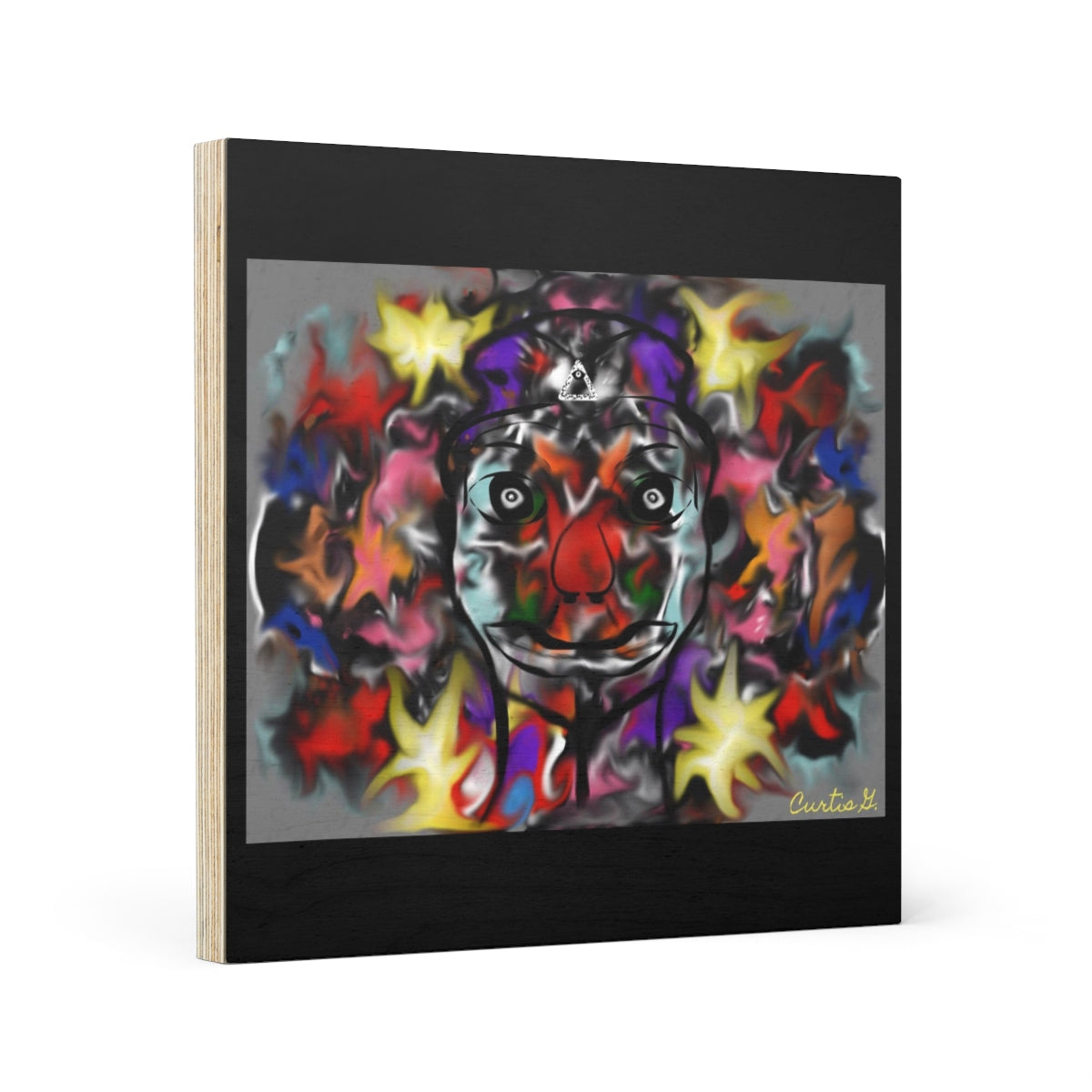 Tears of a Clown - Wood Canvas - Premium Home Decor from Printify - Just $66.87! Shop now at Concordia Style Boutique