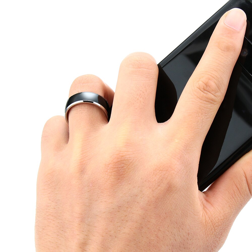 1PC New Fashion Multifunctional NFC Finger Ring Waterproof Wearable Connect Smart Ring Intelligent Technology Phone Equipment