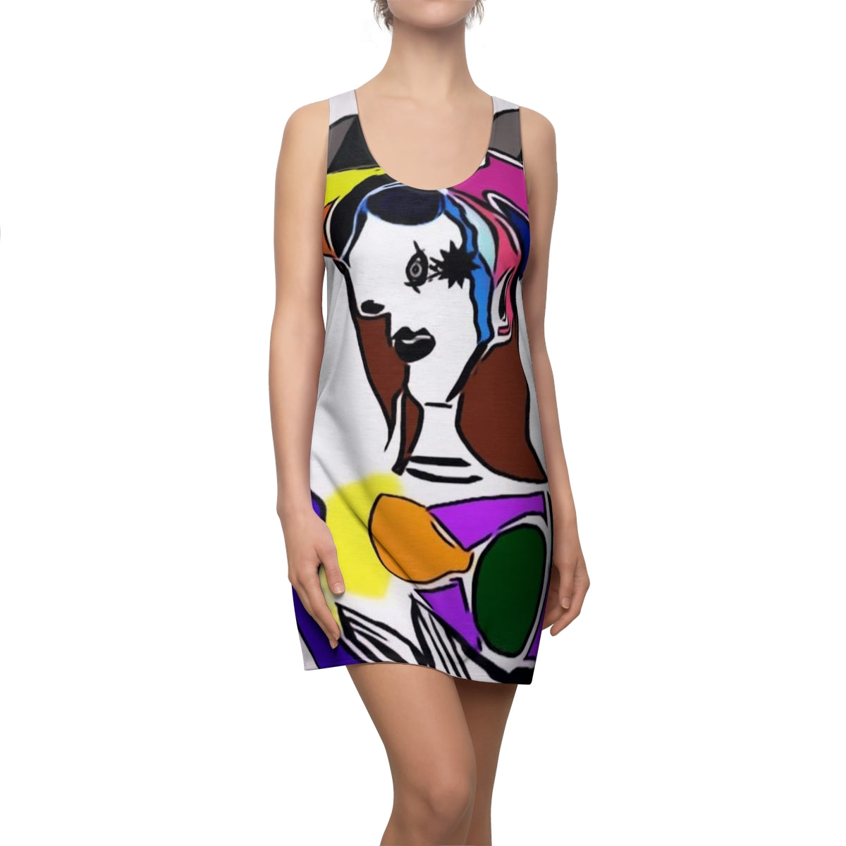 Women's Cut & Sew Racerback Dress - Premium All Over Prints from Printify - Just $35.37! Shop now at Concordia Style Boutique