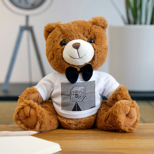 Life Is a Cube - Teddy Bear with T-Shirt - Premium Accessories from Concordia Style Boutique - Just $27.58! Shop now at Concordia Style Boutique