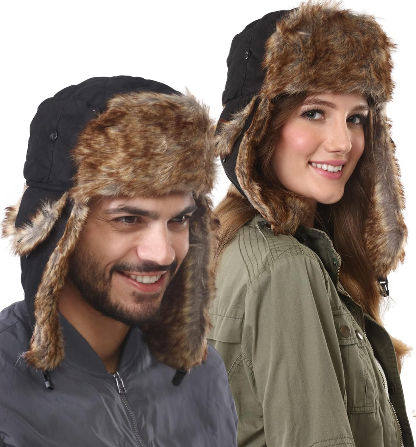 Ushanka hat -  Headwear - Winter Trapper Hat - Russian Ushanka Trooper Aviator Hats for Men & Women - Snow Eskimo Hat with Ear Flaps - Premium Bomber Hats from Concordia Style Boutique - Just $32.43! Shop now at Concordia Style Boutique