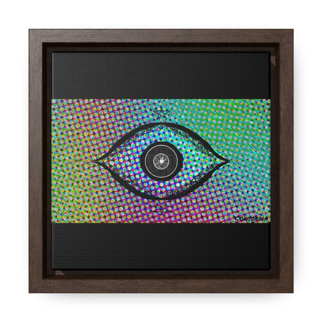 The Eye - Gallery Canvas Wraps, Square Frame
