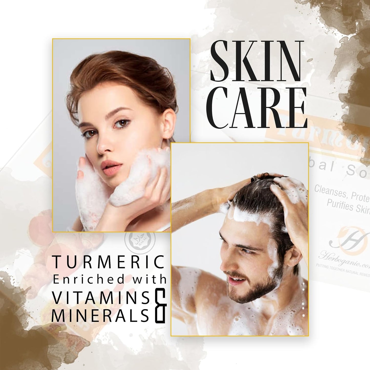 Turmeric Herbal Soap & a Lot More | For Cleansing & Moisturization | 5 Ounces Large Bar ((Pack of 1) - Premium soap from Concordia Style Boutique - Just $9.89! Shop now at Concordia Style Boutique