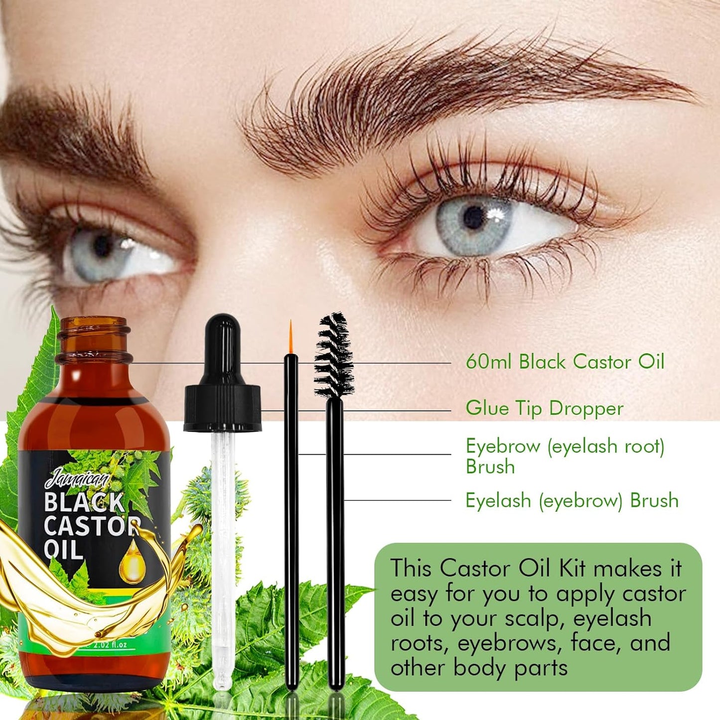 Jamaican Black Castor Oil 100% Organic Cold Pressed (60ML) - Premium Hair Treatment Oils from Concordia Style Boutique - Just $18.74! Shop now at Concordia Style Boutique