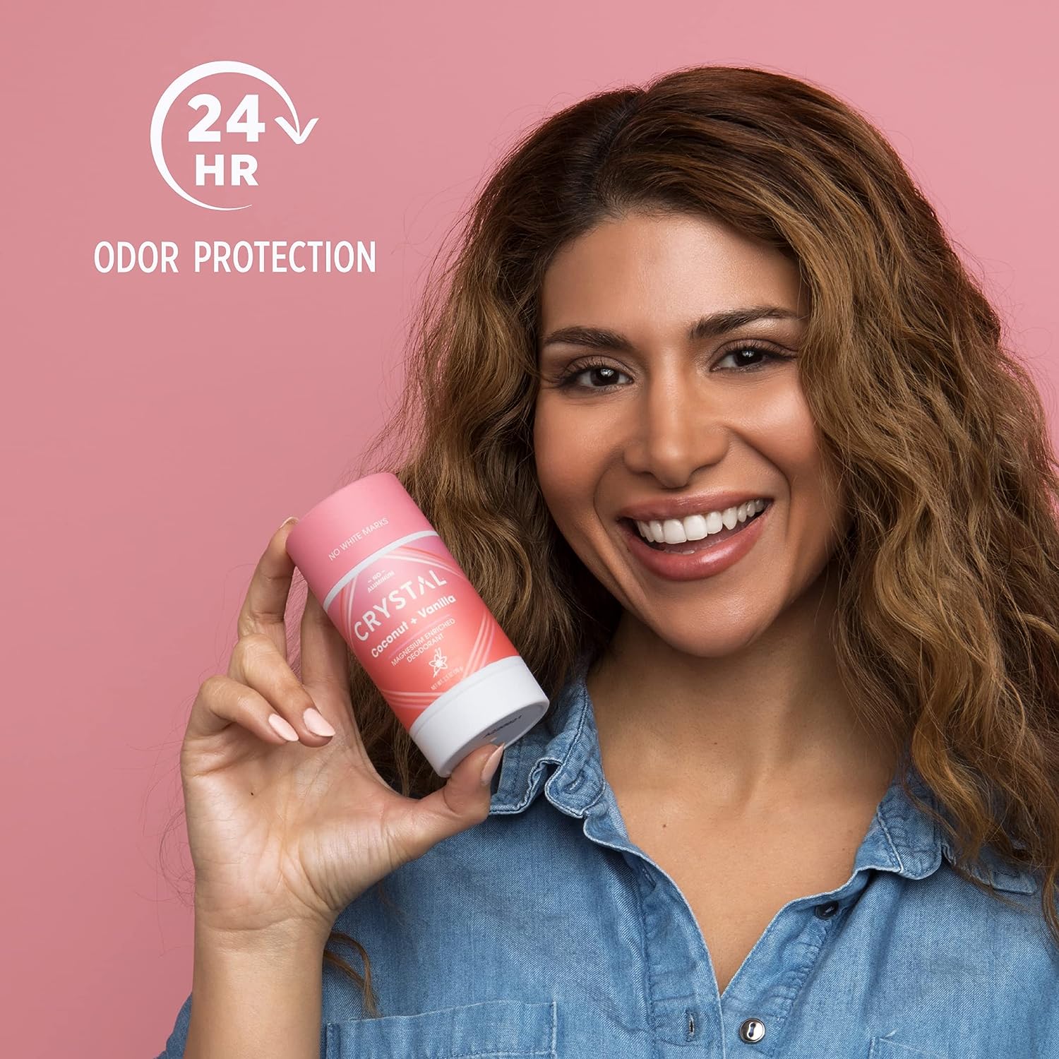 Crystal Magnesium Solid Stick Natural Deodorant, Non-Irritating Aluminum Free Deodorant for Men or Women, Safely and Effectively Fights Odor, Baking Soda Free, Coconut + Vanilla, 2.5 oz - Premium Deodorant from Concordia Style Boutique - Just $21.68! Shop now at Concordia Style Boutique