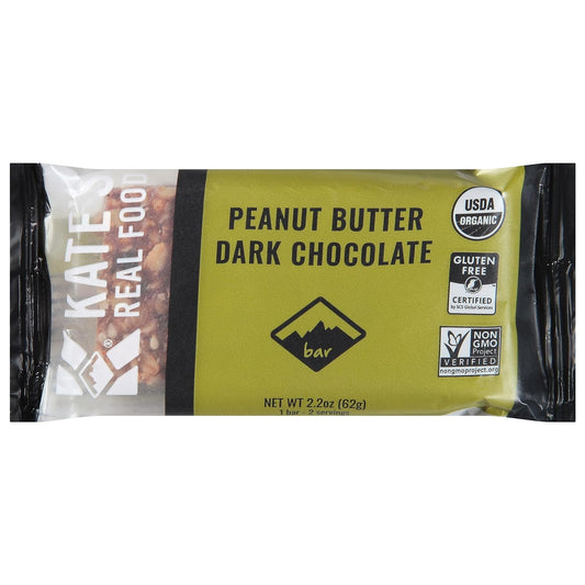 KATE'S REAL FOOD - Organic Peanut Butter Dark Chocolate Grizzly Bar, 2.2 OZ - Premium protein bar from Kate's Real Food - Just $3.90! Shop now at Concordia Style Boutique