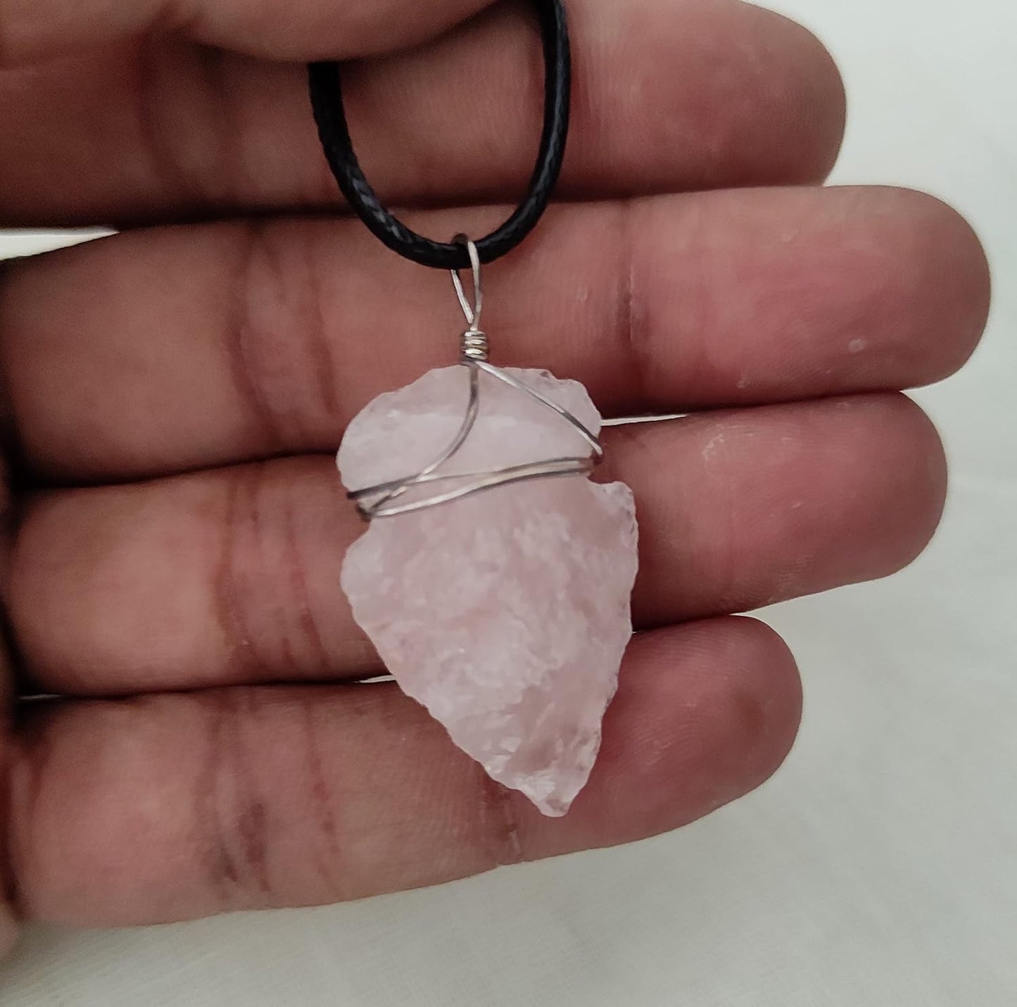 Crystal Arrowhead Pendant Necklace Reiki Healing for Yoga Meditation Healing Gemstone Lockets - Premium necklace from Concordia Style Boutique - Just $10.09! Shop now at Concordia Style Boutique