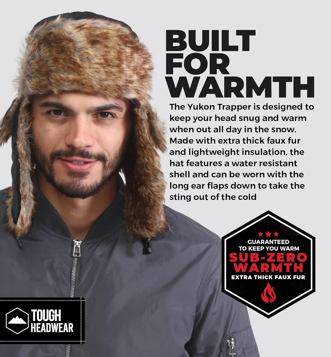 Ushanka hat -  Headwear - Winter Trapper Hat - Russian Ushanka Trooper Aviator Hats for Men & Women - Snow Eskimo Hat with Ear Flaps - Premium Bomber Hats from Concordia Style Boutique - Just $32.43! Shop now at Concordia Style Boutique