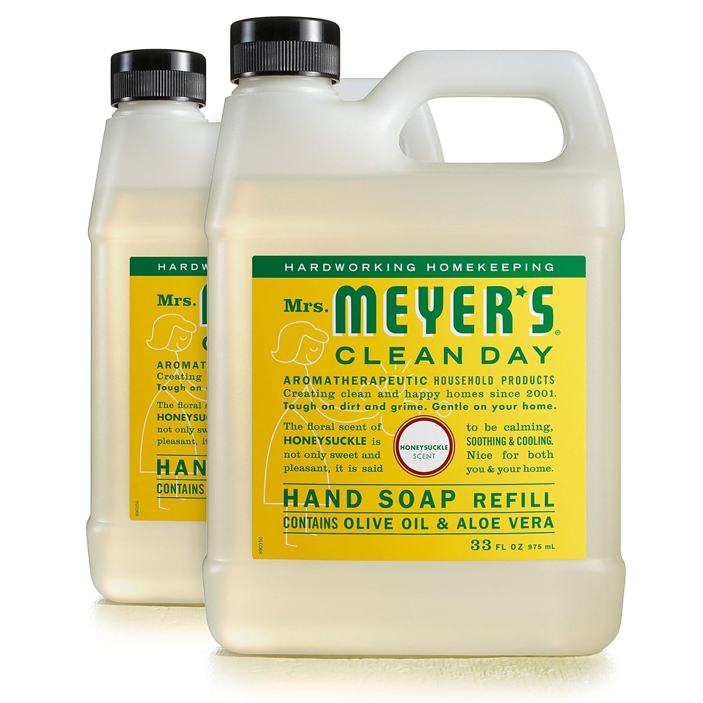 MRS. MEYER'S CLEAN DAY Hand Soap Refill, Made with Essential Oils, Biodegradable Formula, Basil, 33 fl. oz - Premium Hand Soap Refill from Concordia Style Boutique - Just $15.41! Shop now at Concordia Style Boutique