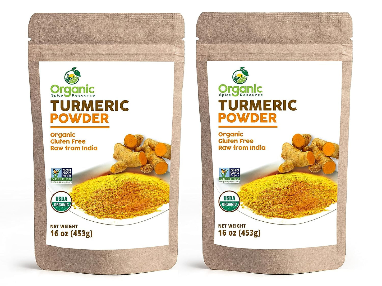 Organic Turmeric Root Powder | 8oz or 16 oz (1 lbs) | Lab Tested for Heavy Metal and Purity, Resealable Kraft Bag, Non-GMO, Curcumin Powder - 100% Raw from India, by SHOPOSR (8oz) - Premium Turmeric from Concordia Style Boutique - Just $7.55! Shop now at Concordia Style Boutique