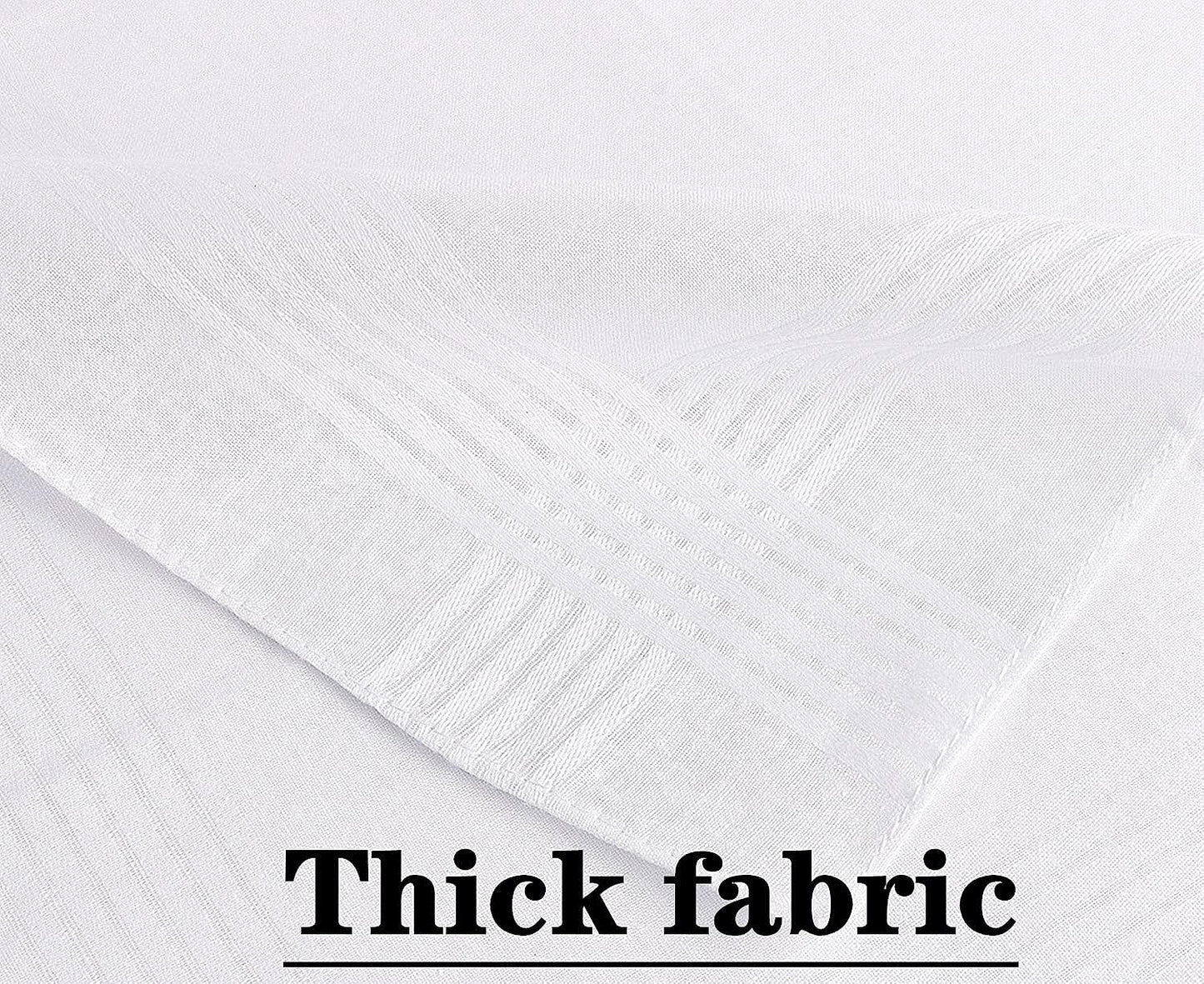 Scotamalone Men's Handkerchiefs 100% Soft Cotton White Hankie Hankerchieves - Premium Men's Handkerchief from Concordia Style Boutique - Just $12.12! Shop now at Concordia Style Boutique