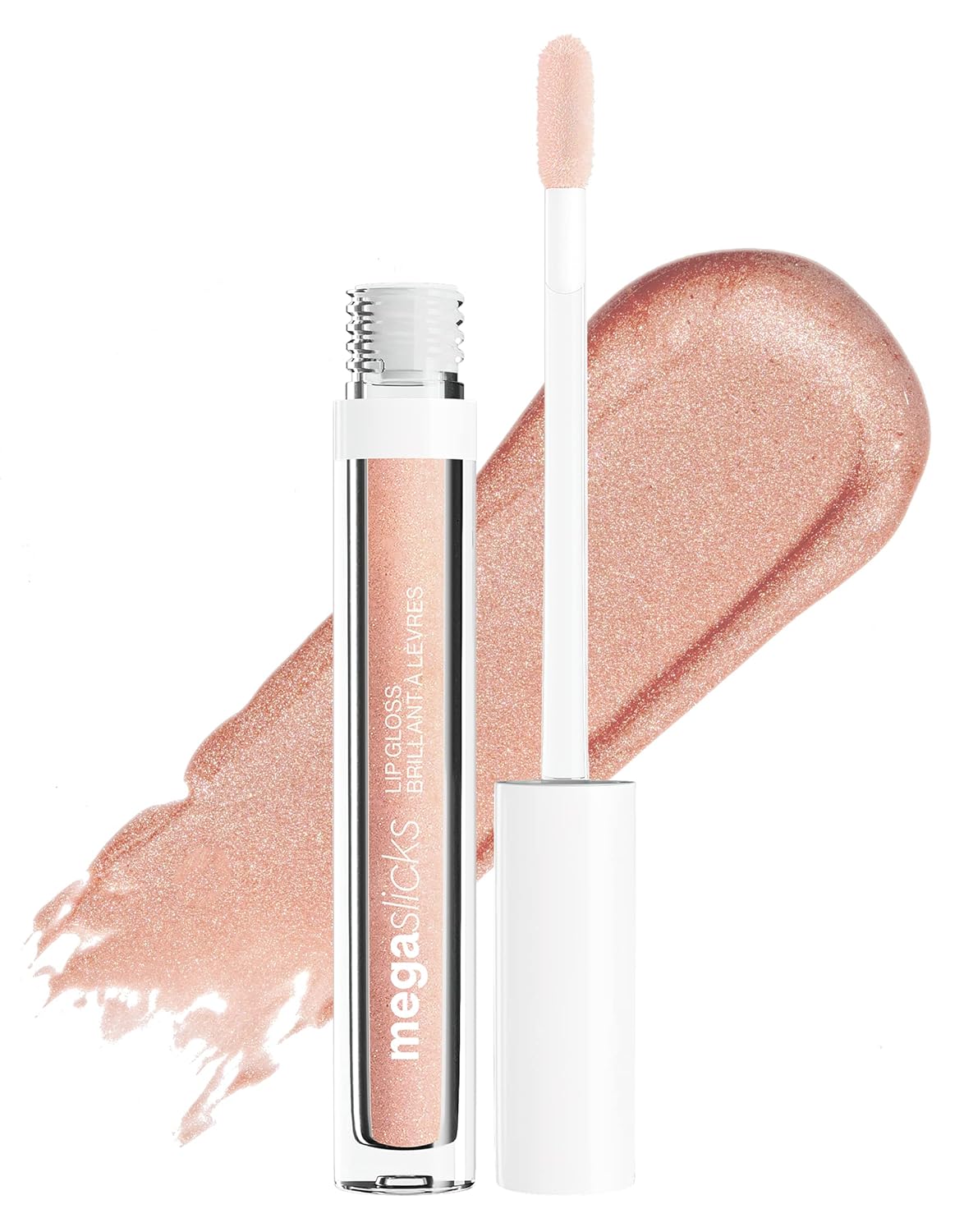 Wet n Wild Mega Slicks Lip Gloss | Long Lasting | Hyaluronic Acid | High Shine | Champagne Please - Premium liploss from Concordia Style Boutique - Just $5.97! Shop now at Concordia Style Boutique