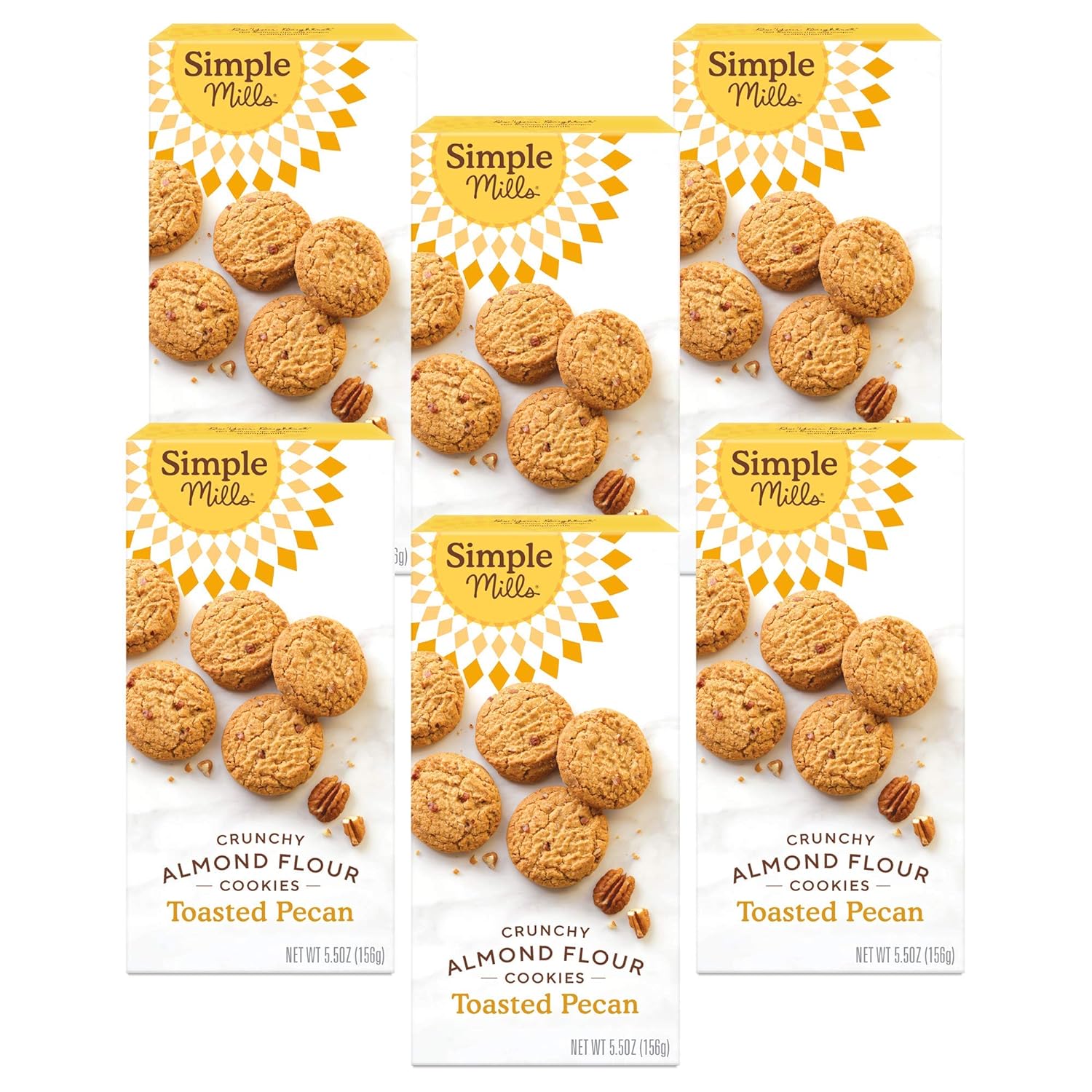 Simple Mills Almond Flour Crunchy Cookies, Chocolate Chip - Gluten Free, Vegan, Healthy Snacks, Made with Organic Coconut Oil, 5.5 Ounce (Pack of 1) - Premium cookies from Concordia Style Boutique - Just $6.57! Shop now at Concordia Style Boutique