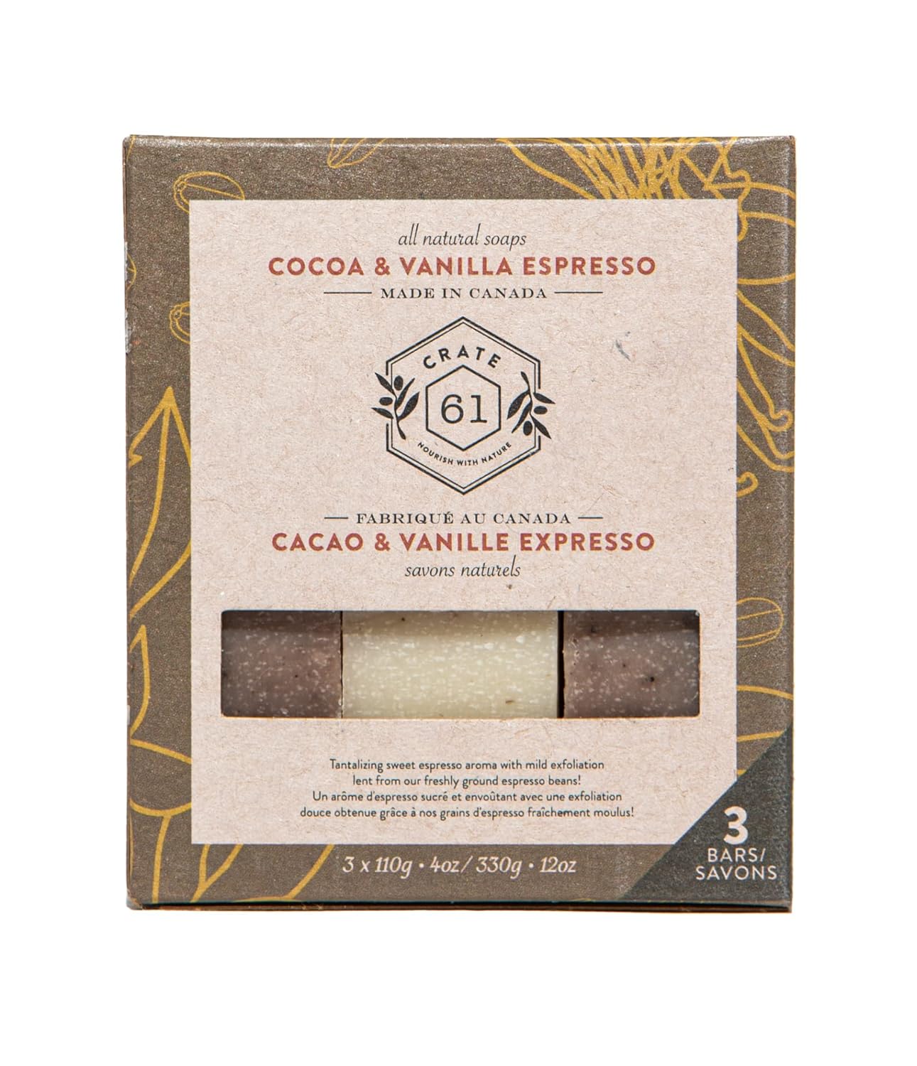 Crate 61, Handmade Vegan Natural Bar Soap - Cold Pressed For Face And Body, With Premium Essential Oils, Eucalyptus & Peppermint For Men And Women 3 Pack (Eucamint) - Premium Handmade Vegan Natural Bar Soap from Concordia Style Boutique - Just $11.05! Shop now at Concordia Style Boutique