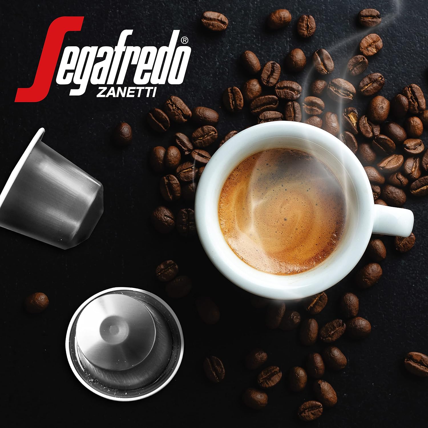 Segafredo Zanetti Forte Espresso Capsules, Extra Dark Roast, Intensity 12, Compatible with Nespresso Original Machines, 10 Count Aluminum Pods - Premium Espresso Capsules from Concordia Style Boutique - Just $9.91! Shop now at Concordia Style Boutique