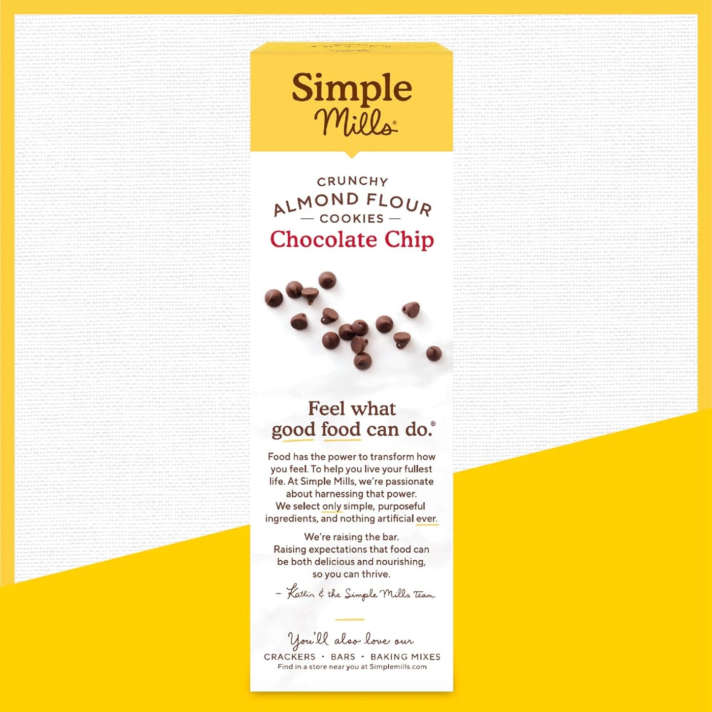 Simple Mills Almond Flour Crunchy Cookies, Chocolate Chip - Gluten Free, Vegan, Healthy Snacks, Made with Organic Coconut Oil, 5.5 Ounce (Pack of 1) - Premium cookies from Concordia Style Boutique - Just $6.57! Shop now at Concordia Style Boutique