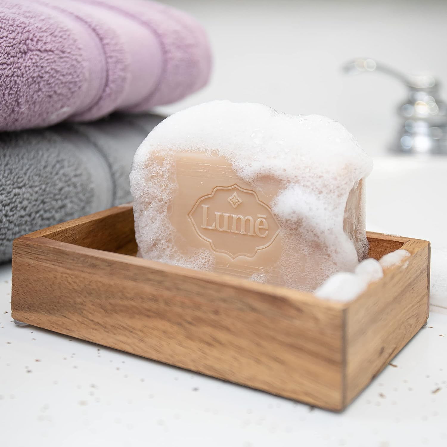 Lume Triple Milled Soap - Rich Moisture & Gentle Cleansing - Paraben Free, Phthalate Free, Skin Safe - 5 ounce (Peony Rose) - Premium soap from Concordia Style Boutique - Just $20! Shop now at Concordia Style Boutique